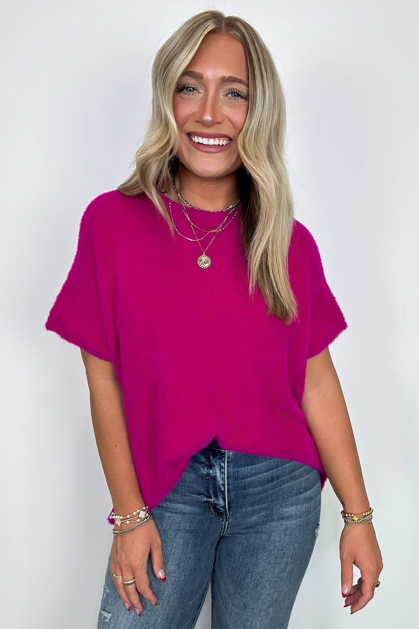  Admired Poise Mock Neck Knit Top - Madison and Mallory