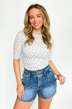 Adora Lace Stretch Floral Top - FINAL SALE - Madison and Mallory