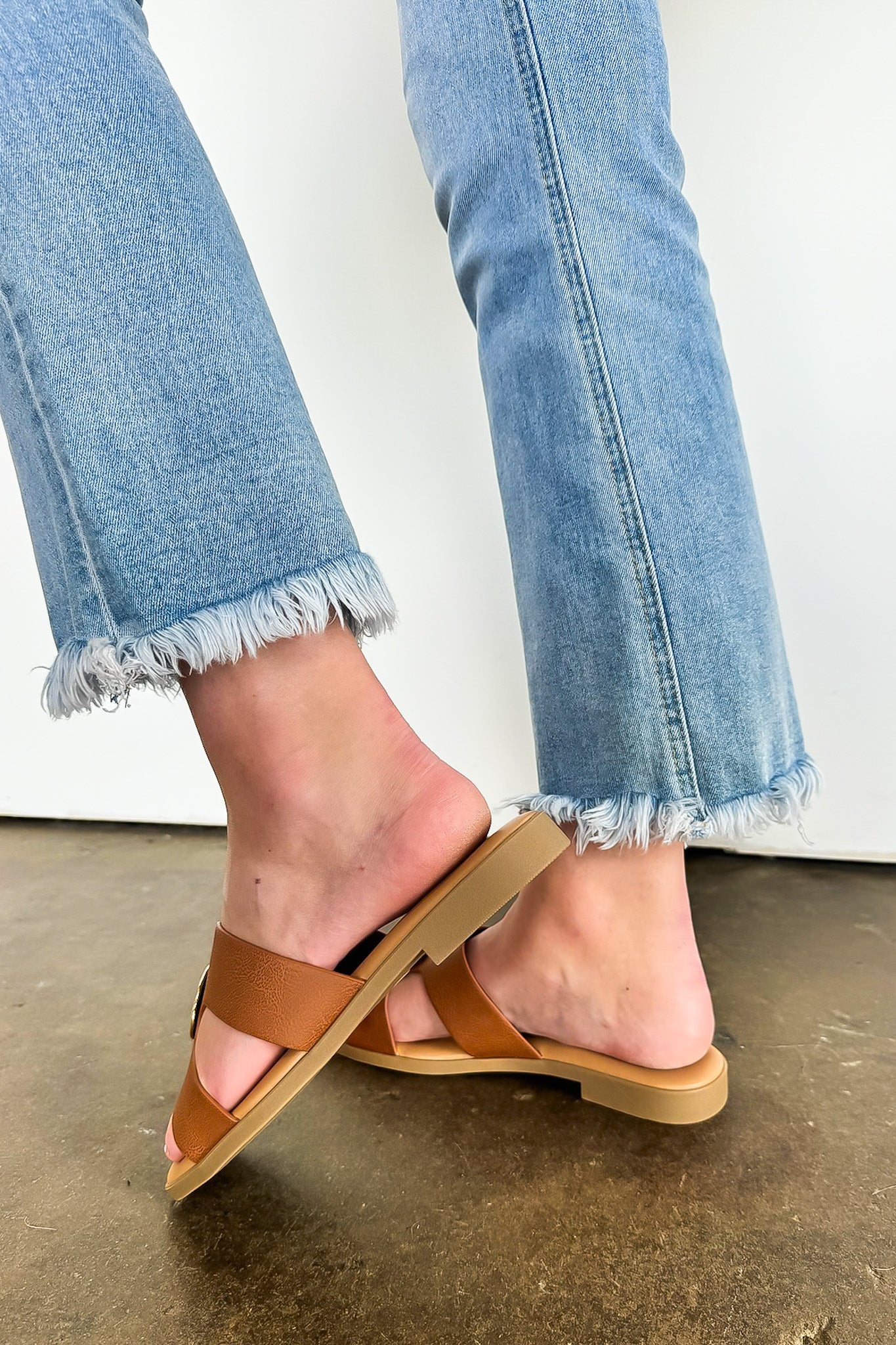 Aelin Coin Cutout Sandal - FINAL SALE - Madison and Mallory