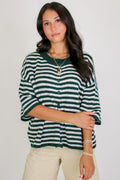 Hunter Green / SM After Hours Wool Blend Cardigan - Madison and Mallory