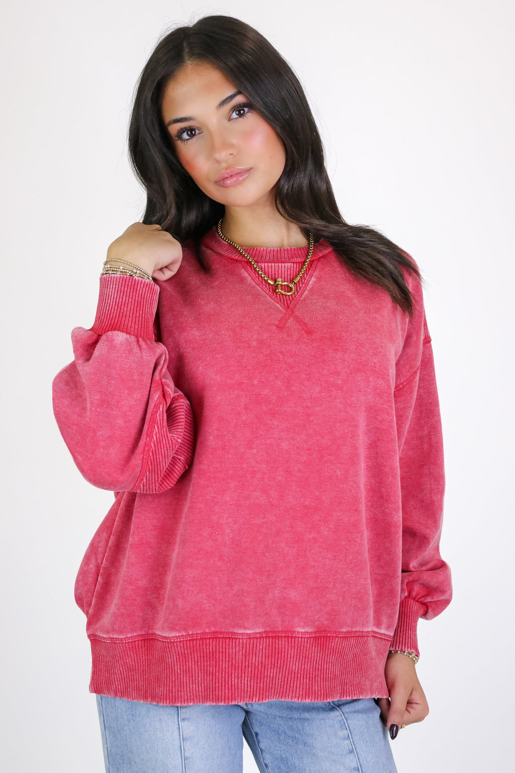 Afterglow Washed Fleece Pullover