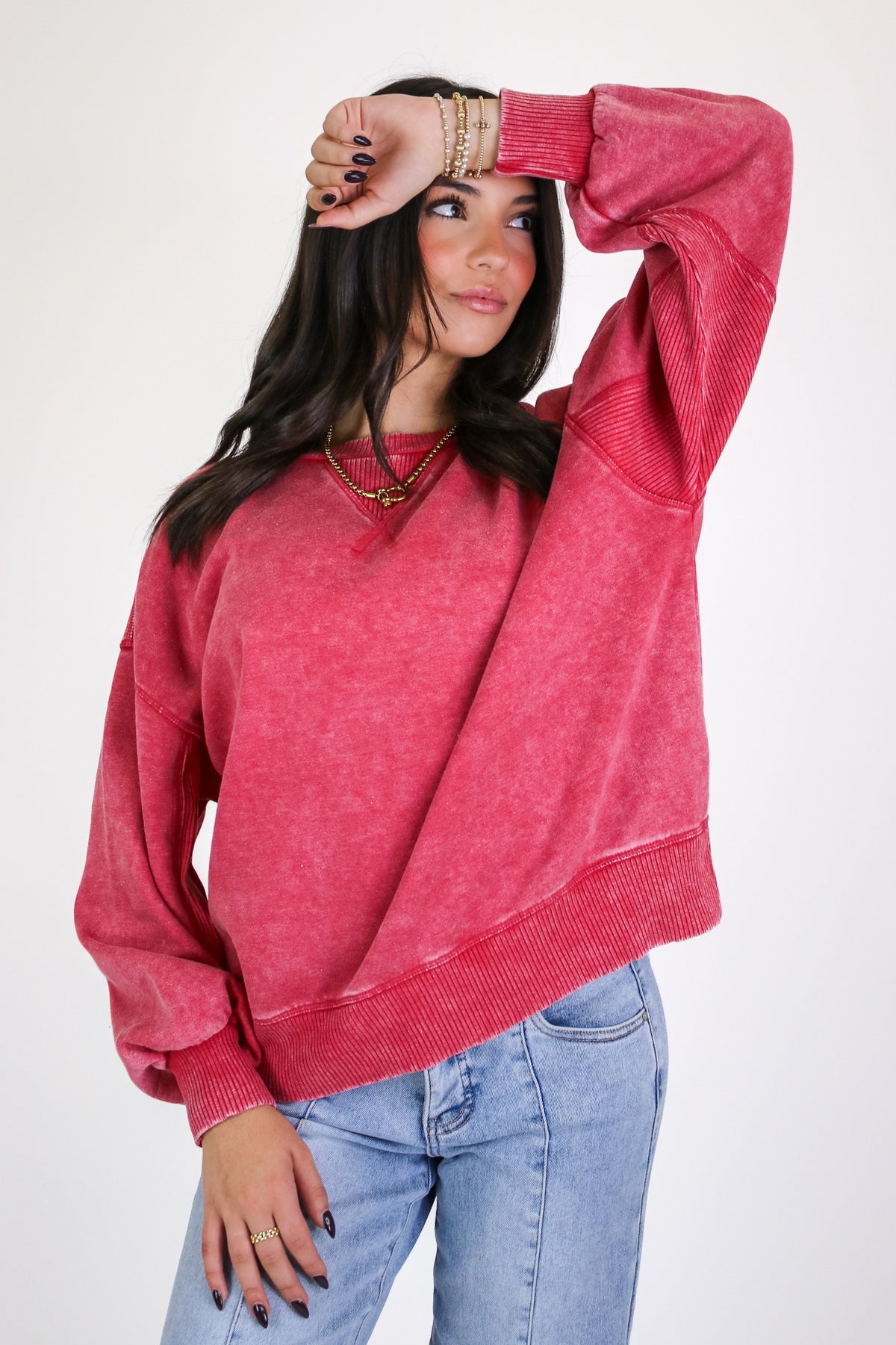 Afterglow Washed Fleece Pullover