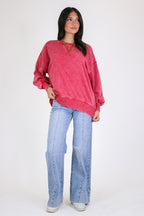 Afterglow Washed Fleece Pullover