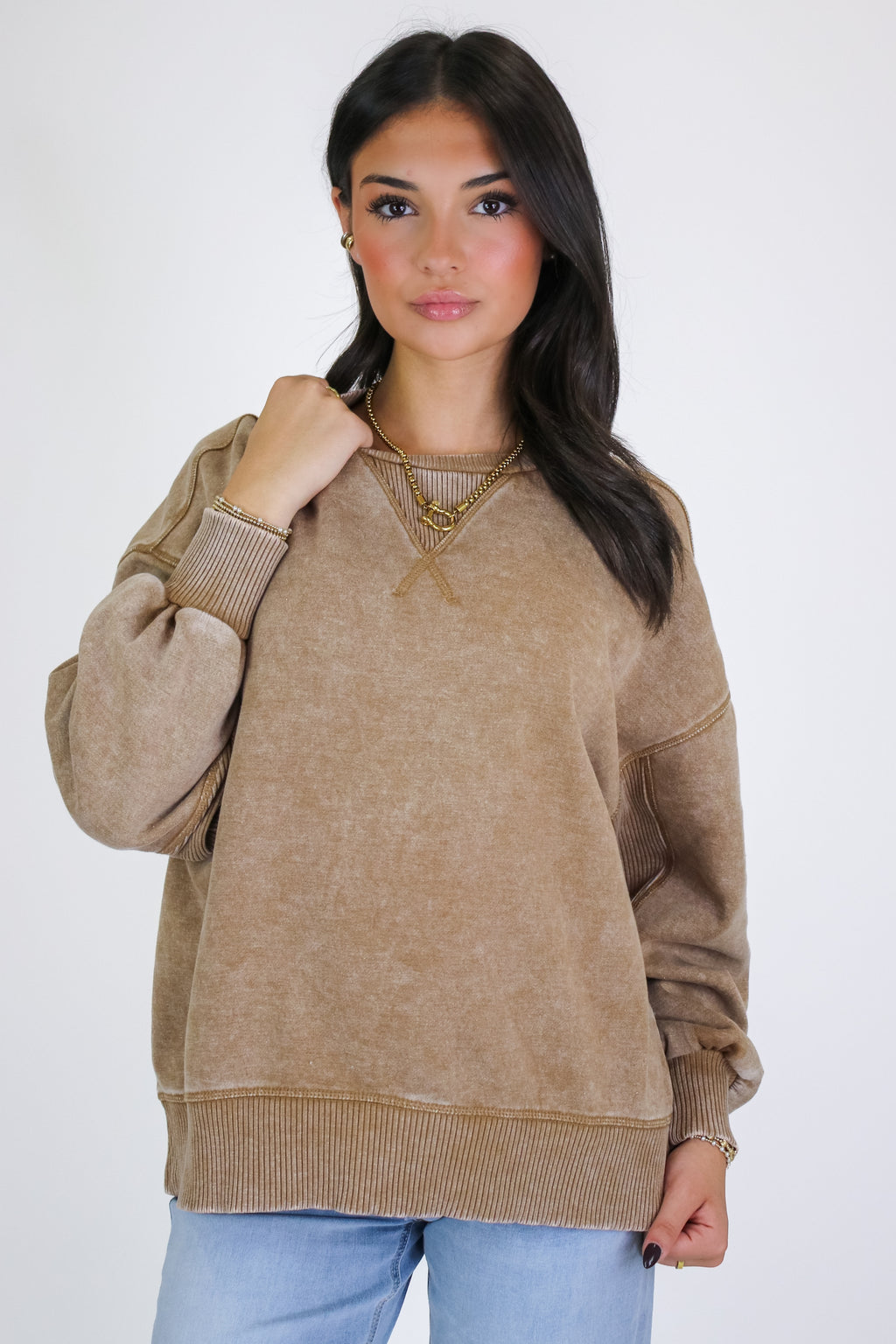 Afterglow Washed Fleece Pullover