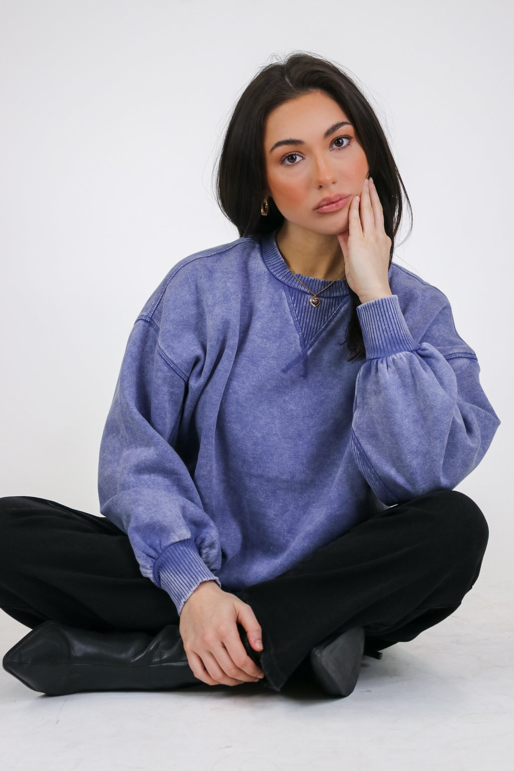 Afterglow Washed Fleece Pullover