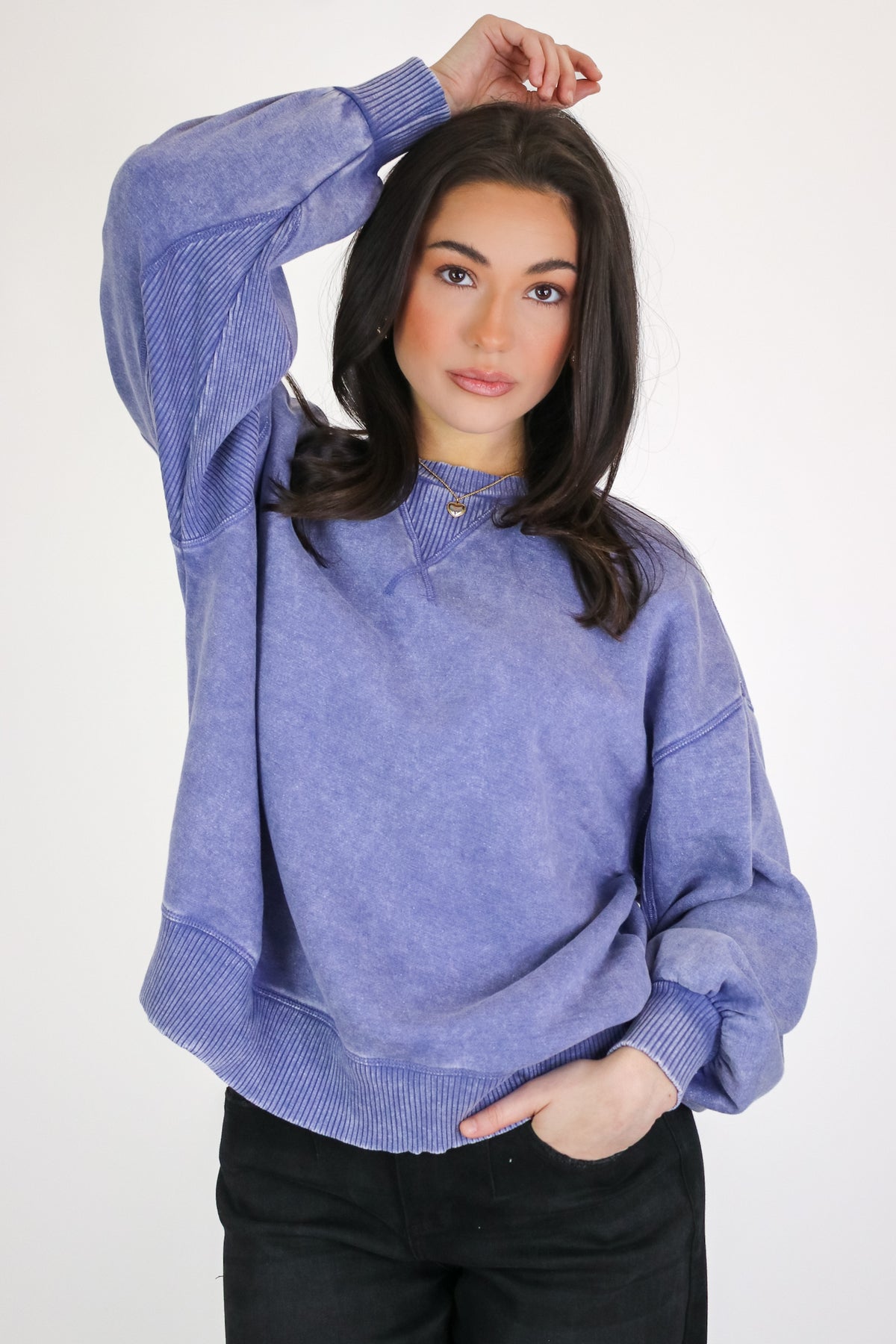 Afterglow Washed Fleece Pullover