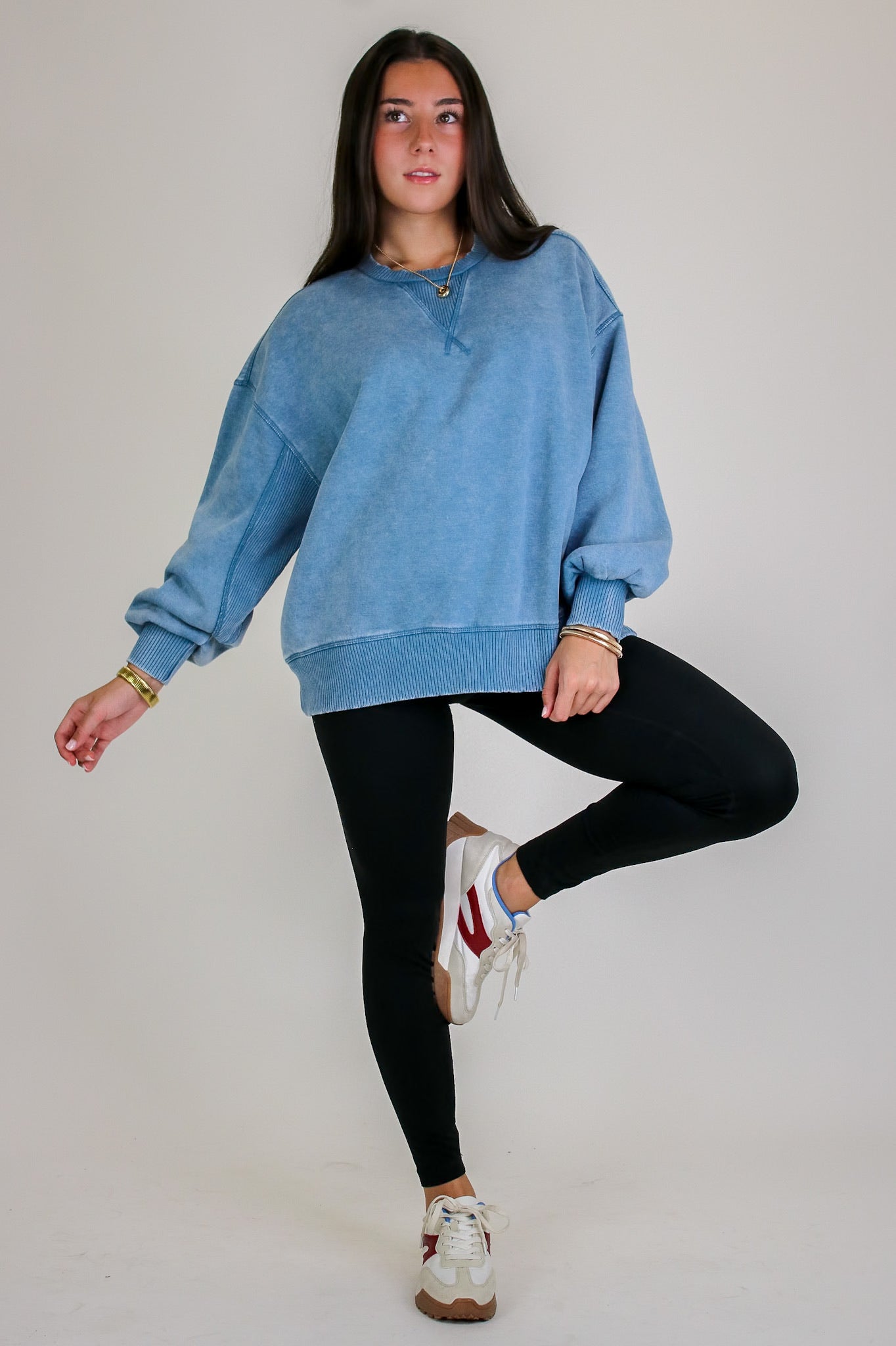 Afterglow Washed Fleece Pullover - Madison and Mallory