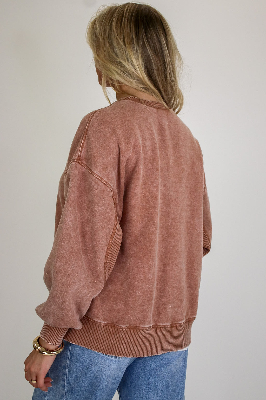 Afterglow Washed Fleece Pullover - Madison and Mallory