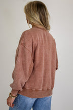 Afterglow Washed Fleece Pullover - Madison and Mallory