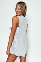 Aila Knit Sleeveless Pintuck Detail Romper - FINAL SALE - Madison and Mallory