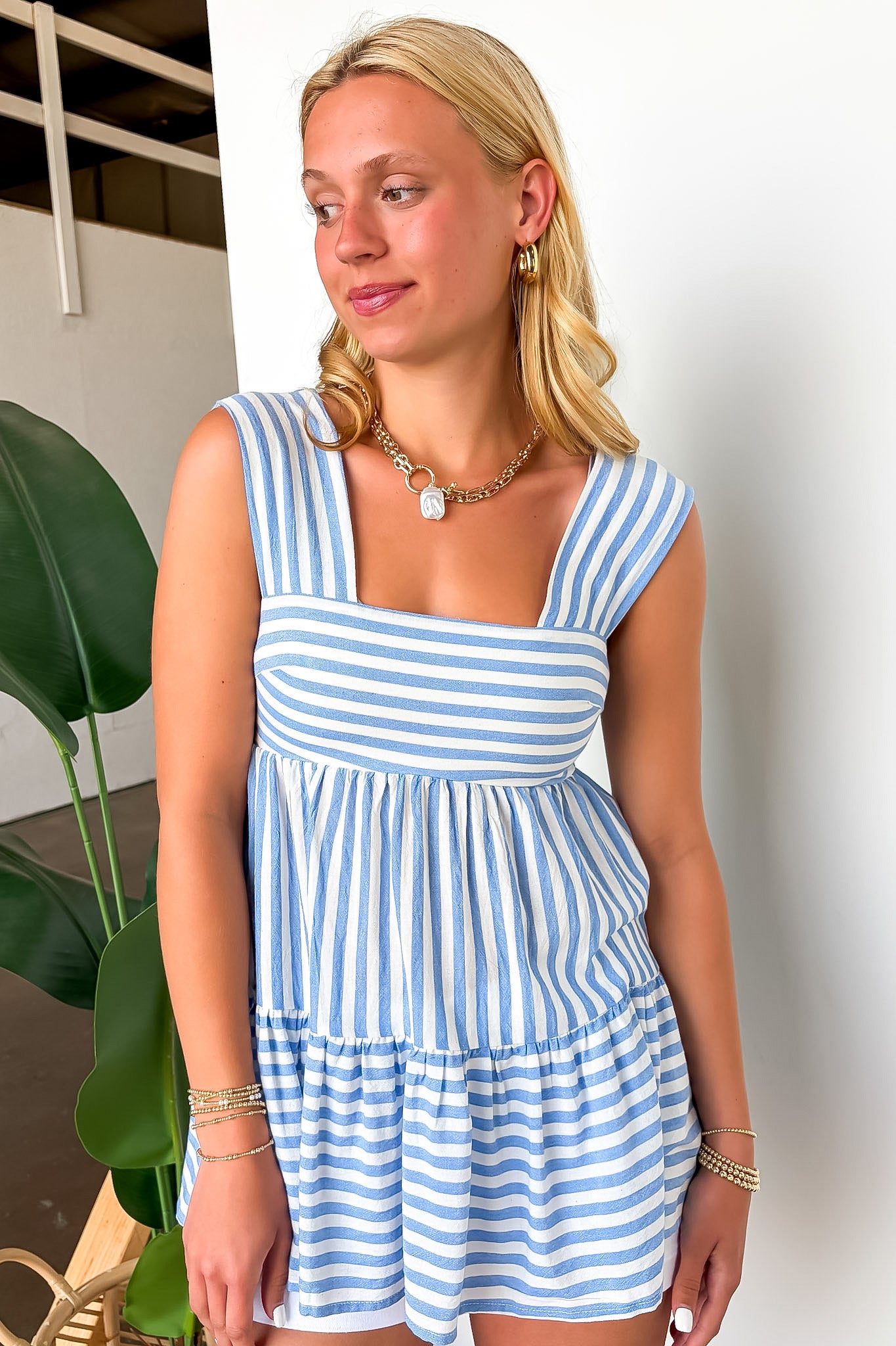 Airy Horizon Striped Tank Top - Madison and Mallory