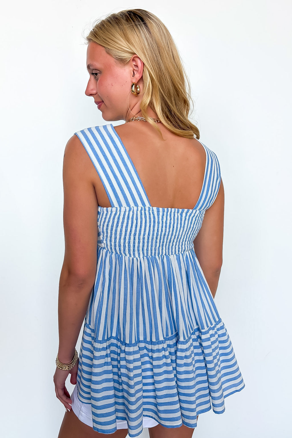 Airy Horizon Striped Tank Top - Madison and Mallory