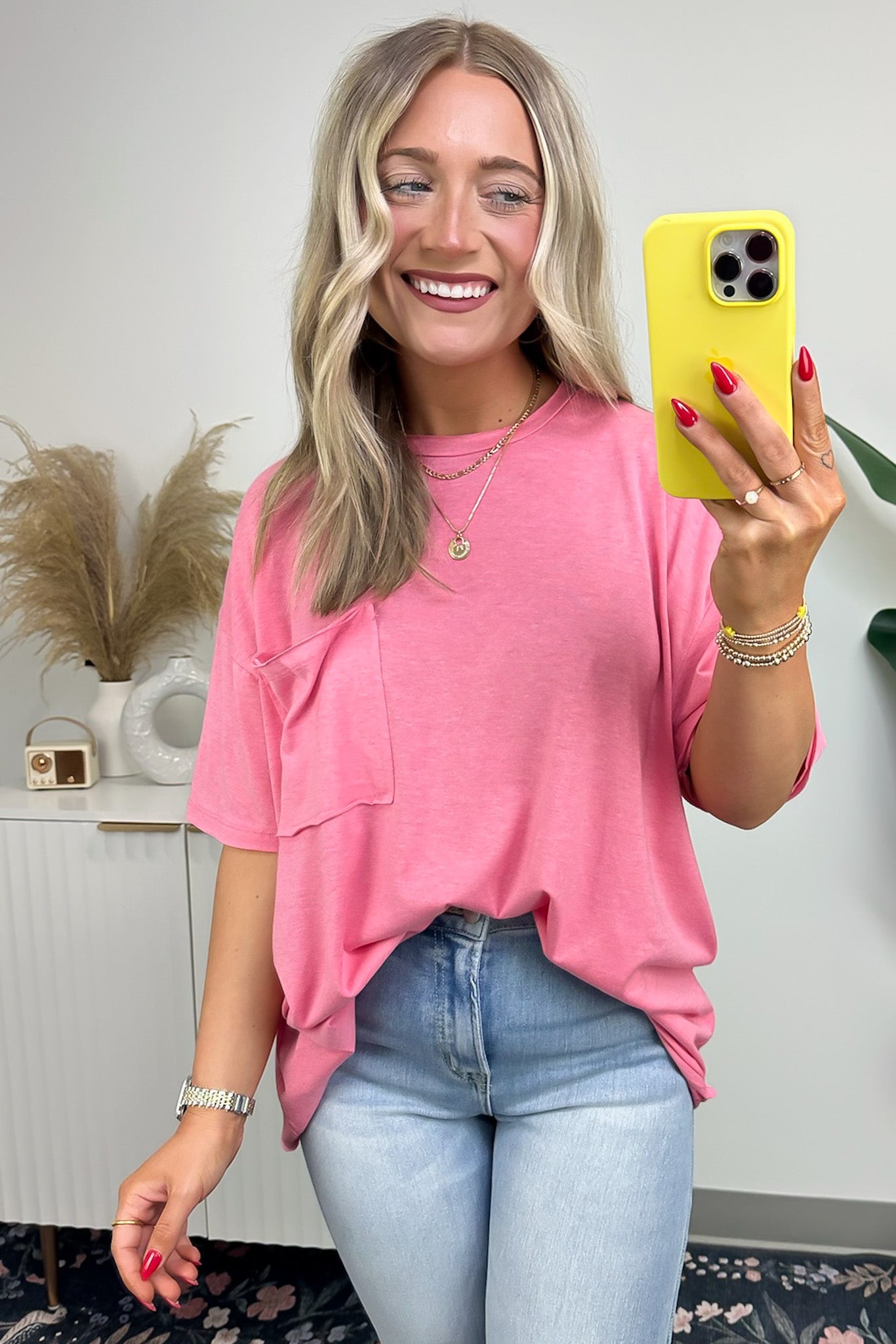 Ajay Oversized Pocket Top - BACK IN STOCK - Madison and Mallory