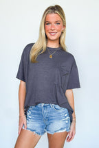 Ajay Oversized Pocket Top - BACK IN STOCK - Madison and Mallory