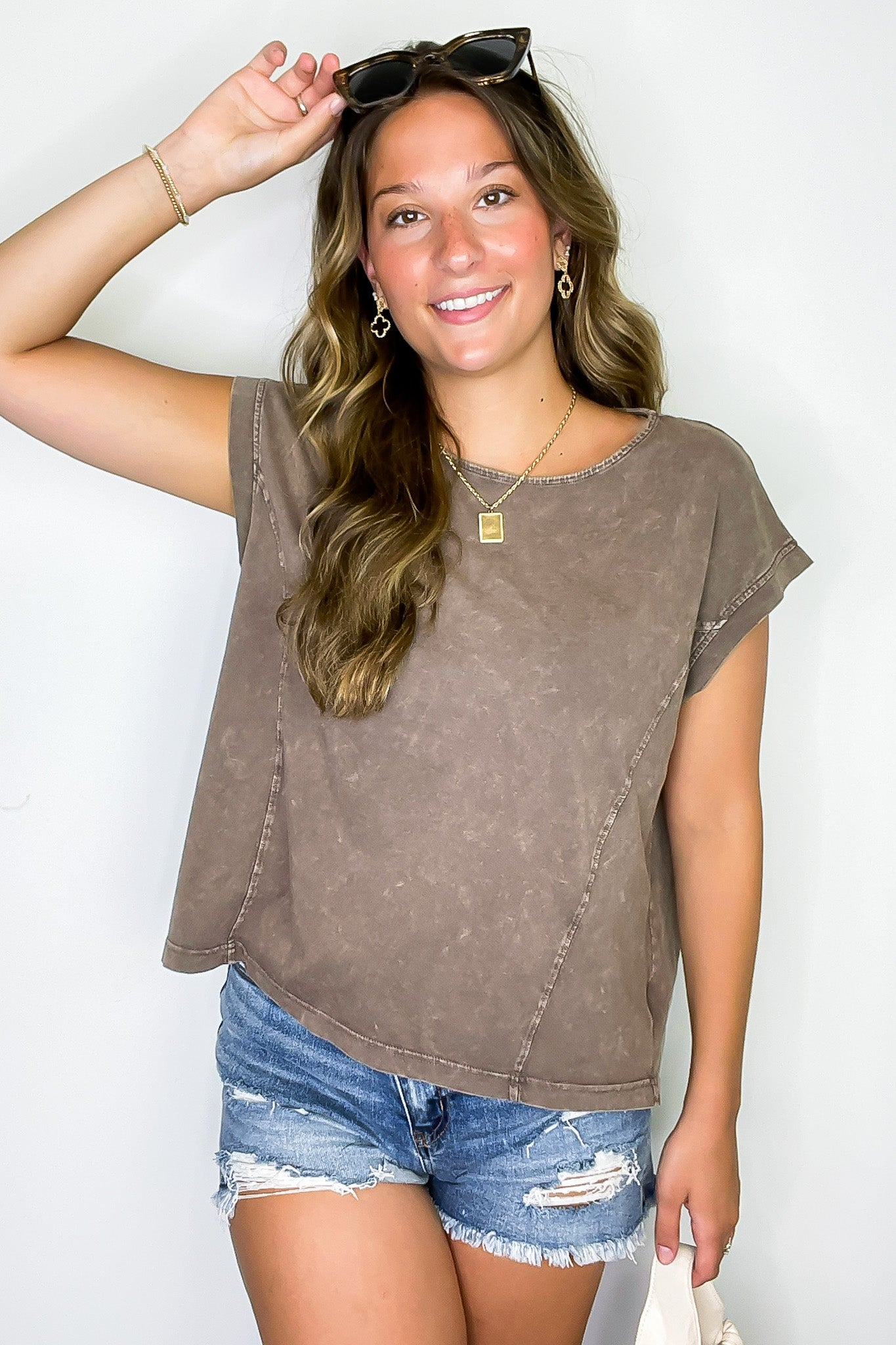 All Day Ease Relaxed Fit Top - Madison and Mallory