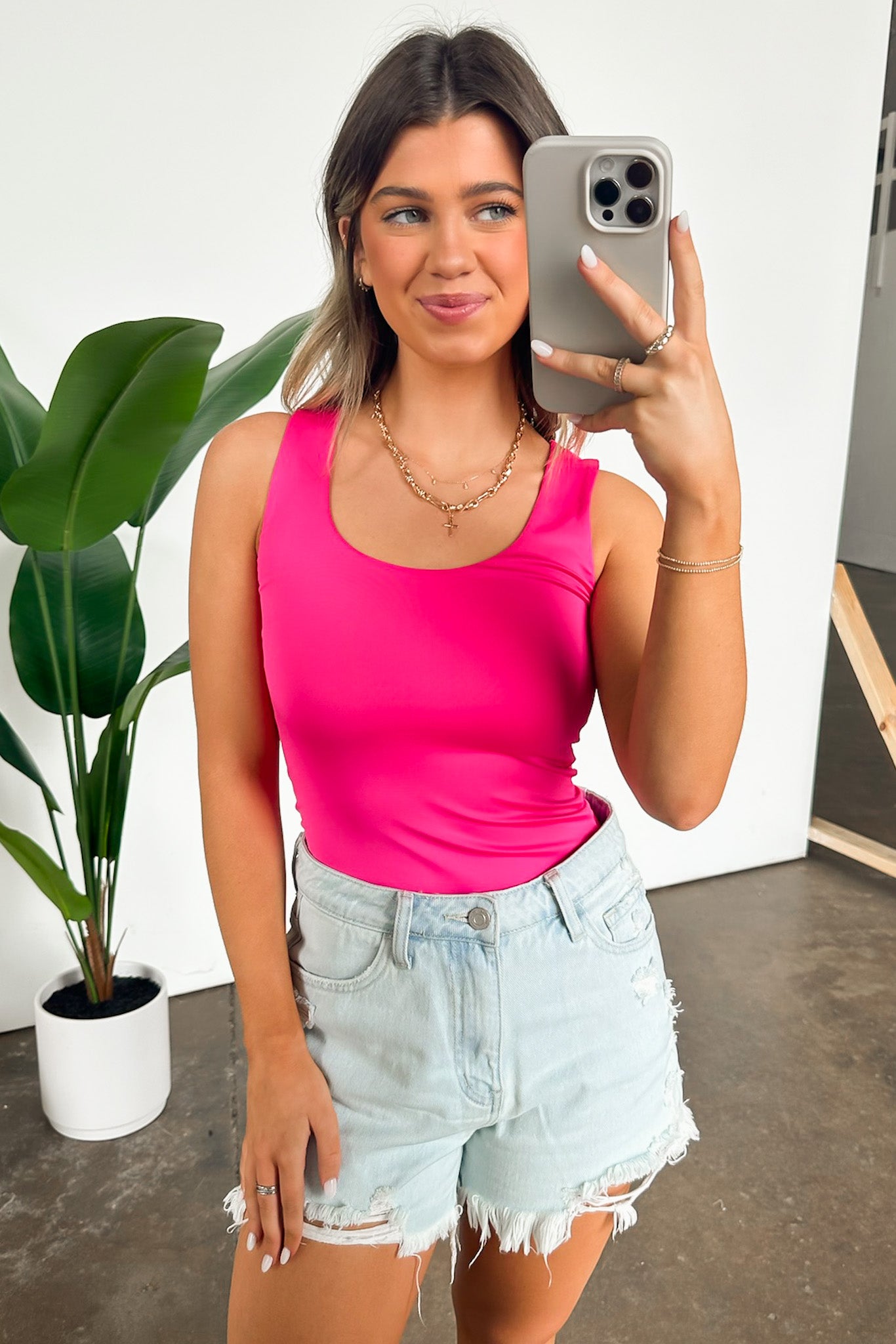  Alley Scoop Neck Tank Top - FINAL SALE - Madison and Mallory