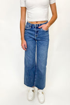 Altitude Super High Wide Leg Jeans - Madison and Mallory