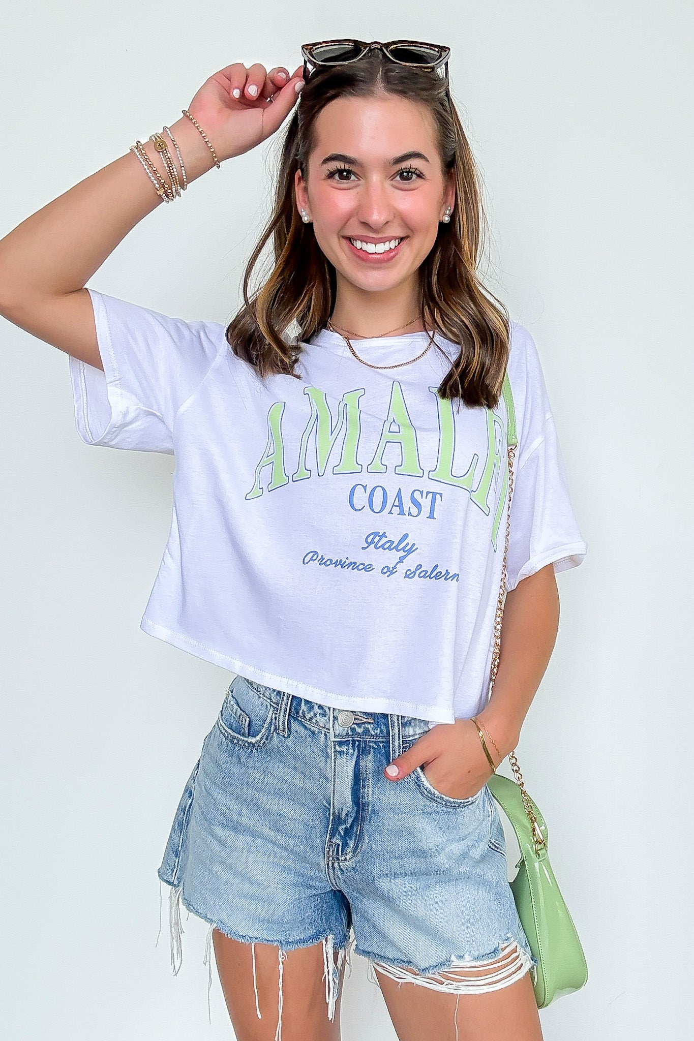 Amalfi Coast Graphic Top - FINAL SALE - Madison and Mallory