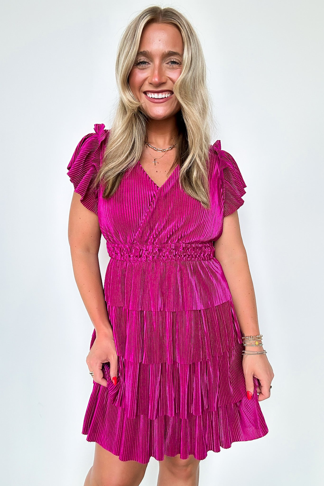  Amazing Evening Ruffle Tiered Dress - FINAL SALE - Madison and Mallory