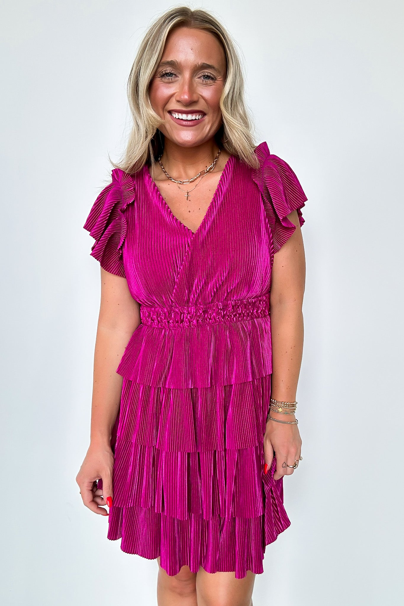  Amazing Evening Ruffle Tiered Dress - FINAL SALE - Madison and Mallory