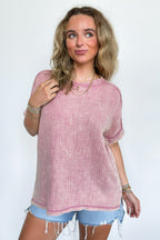 Ashton Acid Wash Double Gauze Top - BACK IN STOCK - Madison and Mallory