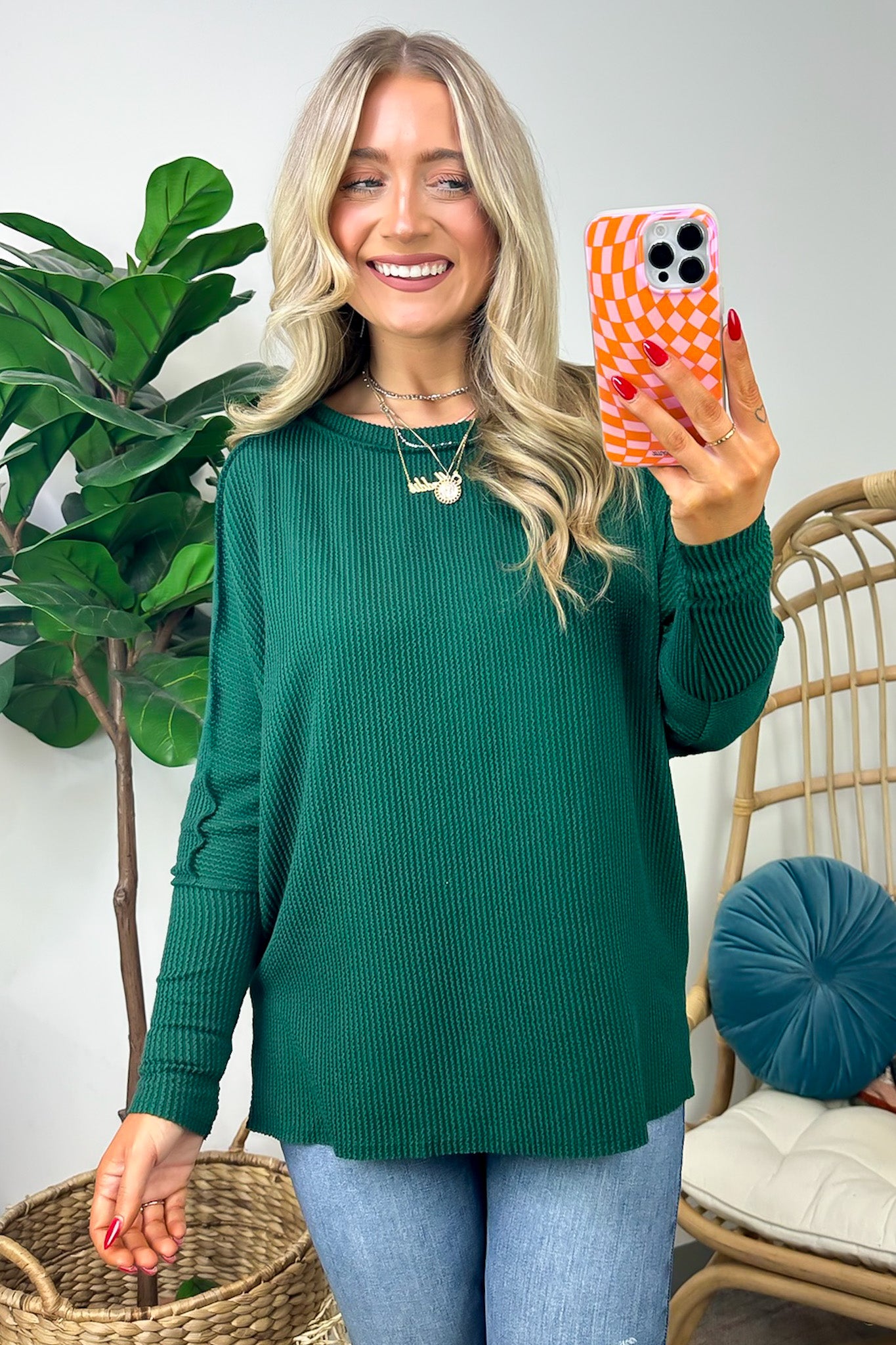  Astoria Relaxed Fit Ribbed Top - BACK IN STOCK - Madison and Mallory