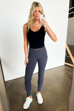 Athenia High Waist Side Pocket Leggings - FINAL SALE - Madison and Mallory