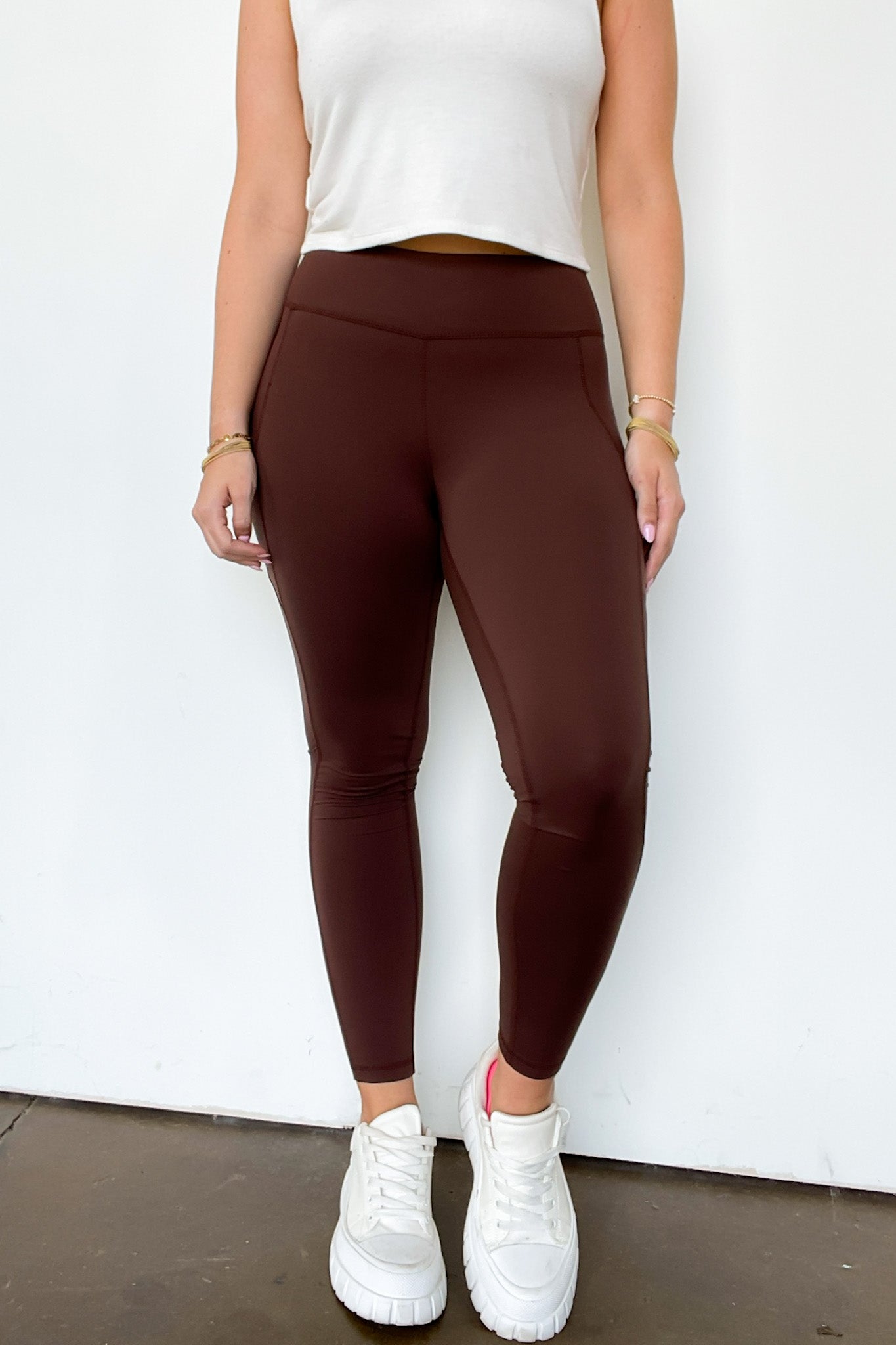 Athenia High Waist Side Pocket Leggings - FINAL SALE - Madison and Mallory