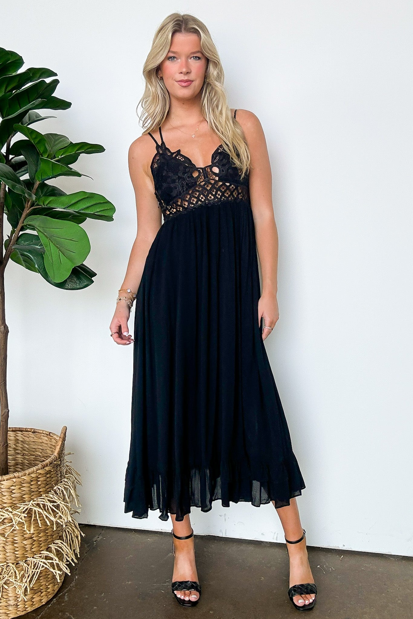  Aurelle Floral Crochet Lace Maxi Dress - FINAL SALE - Madison and Mallory