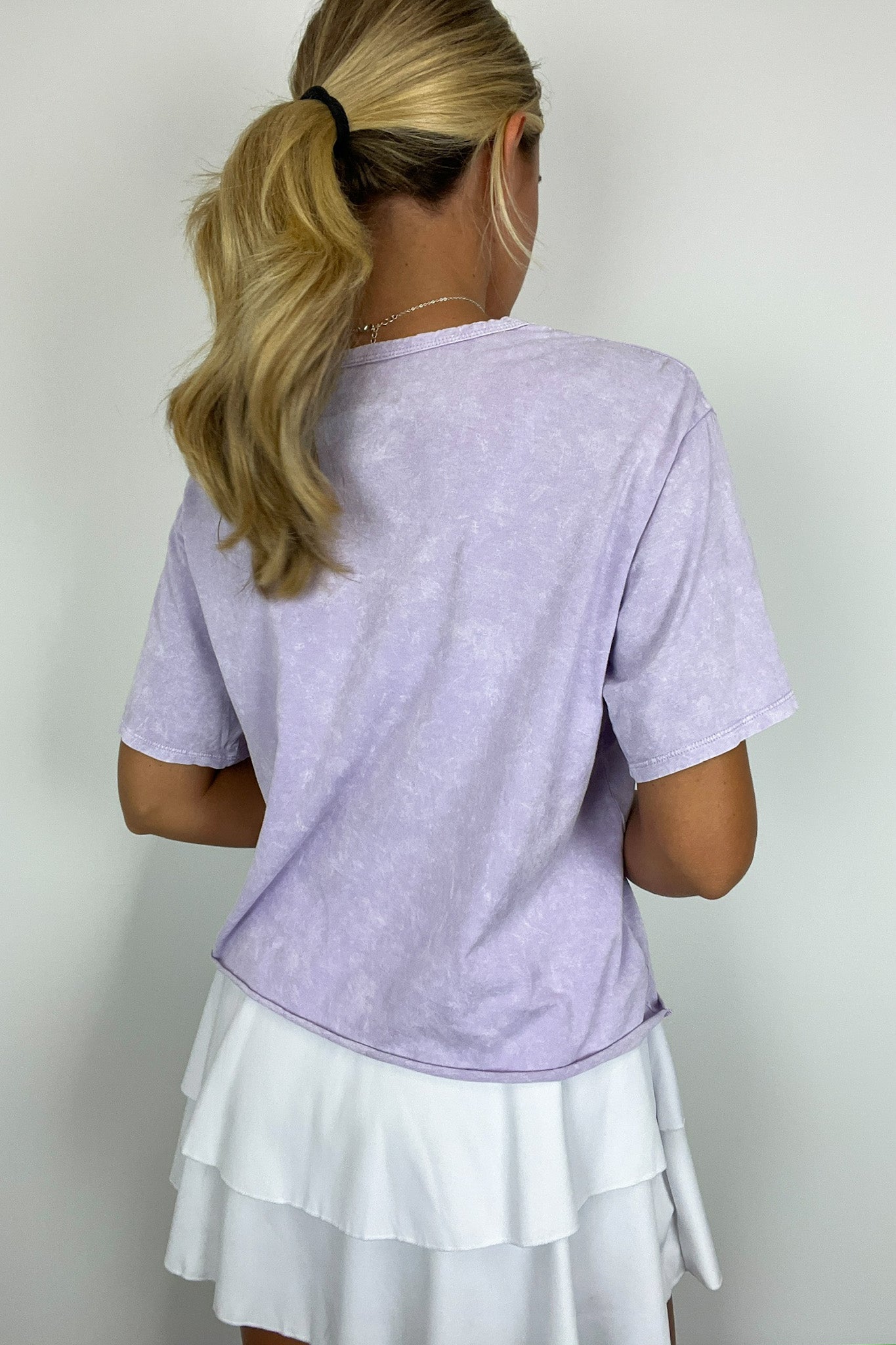  Aurora Nights Mineral Washed Short Sleeve Top - BACK IN STOCK - Madison and Mallory