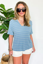 Avalee Flowy Striped Top - FINAL SALE - Madison and Mallory