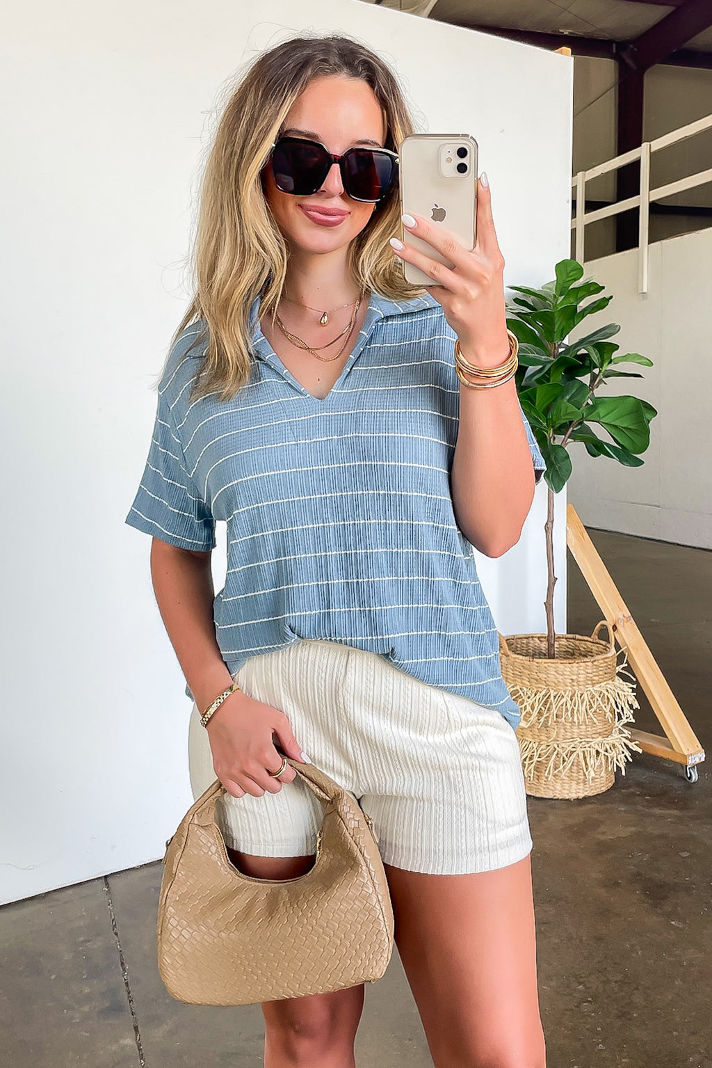 Avalee Flowy Striped Top - FINAL SALE - Madison and Mallory