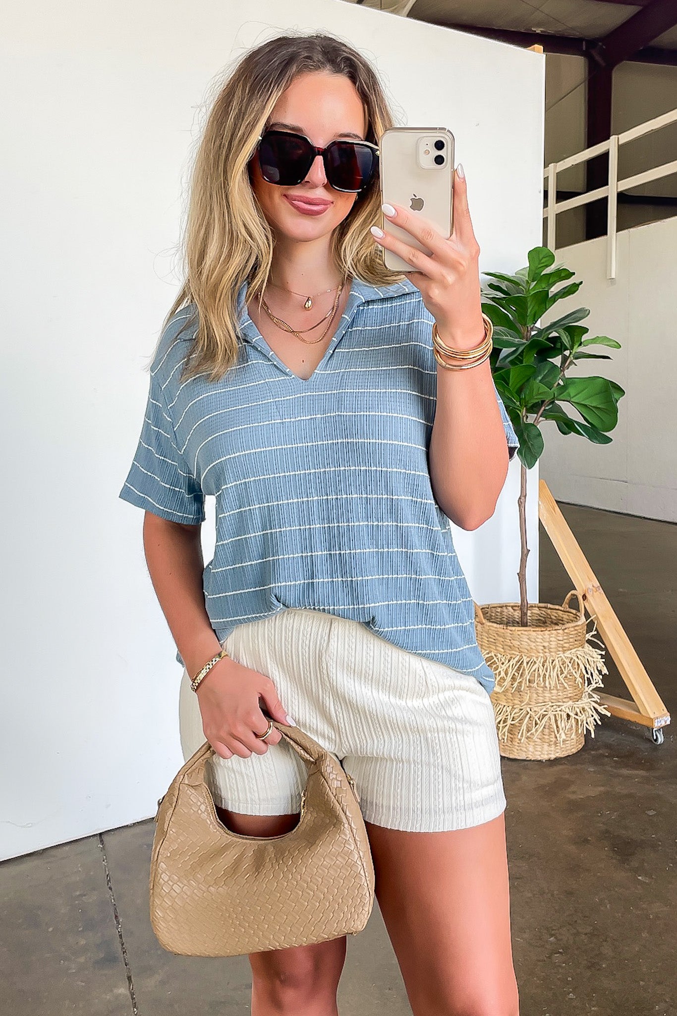 Avalee Flowy Striped Top - FINAL SALE - Madison and Mallory