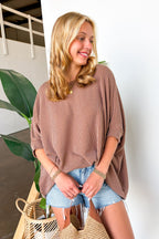 Soft Motion Ribbed Knit Top