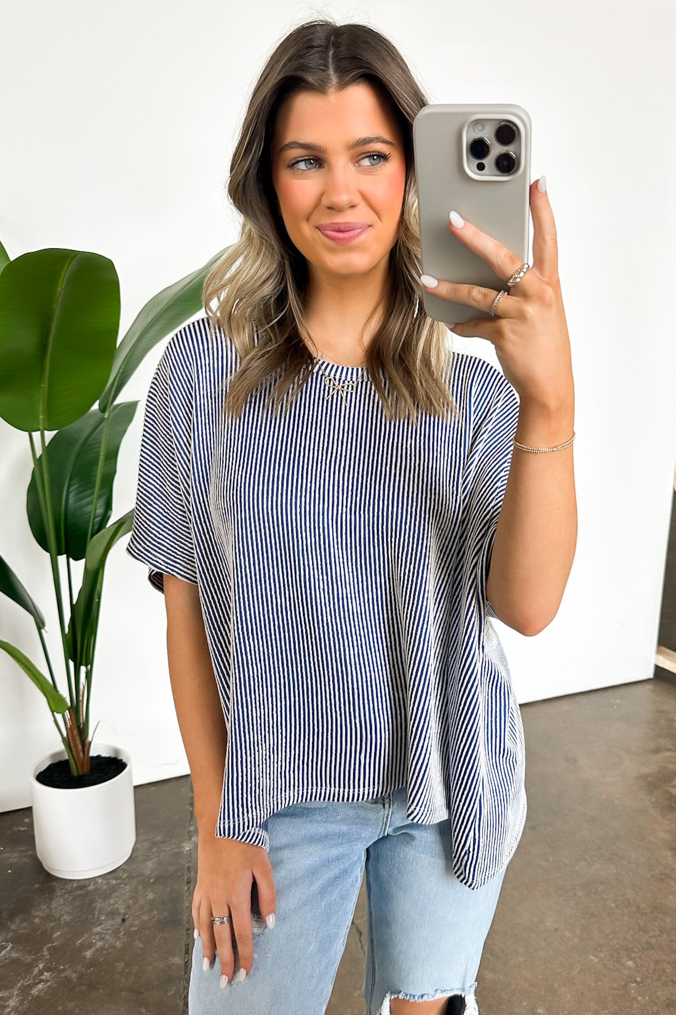  Beatryx Two Tone Rib Knit Oversized Top - BACK IN STOCK - Madison and Mallory