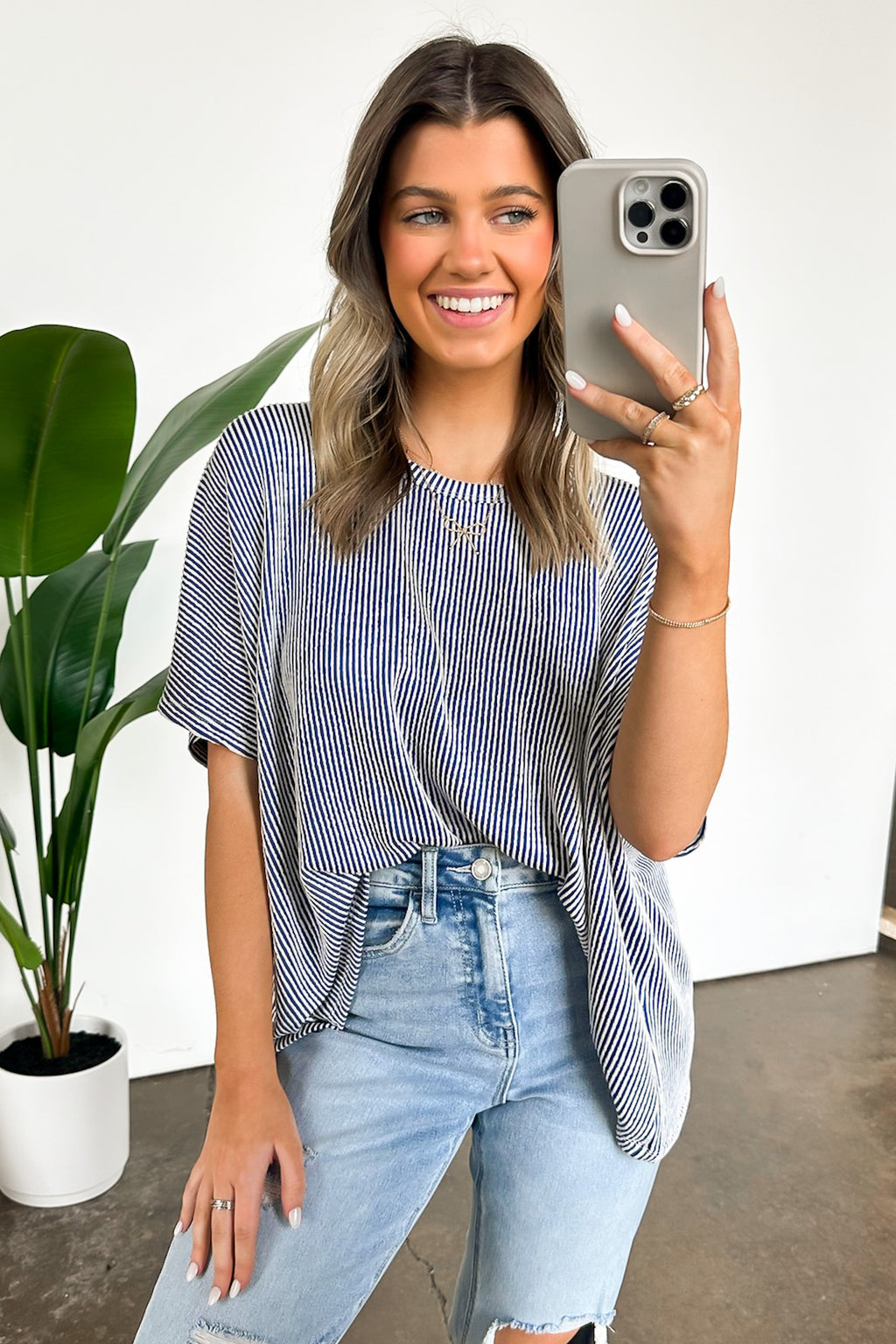  Beatryx Two Tone Rib Knit Oversized Top - BACK IN STOCK - Madison and Mallory