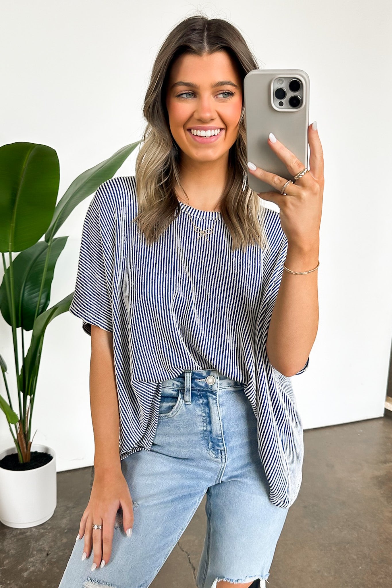  Beatryx Two Tone Rib Knit Oversized Top - BACK IN STOCK - Madison and Mallory