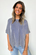  Beatryx Two Tone Rib Knit Oversized Top - BACK IN STOCK - Madison and Mallory