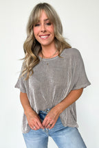  Beatryx Two Tone Rib Knit Oversized Top - BACK IN STOCK - Madison and Mallory