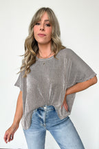  Beatryx Two Tone Rib Knit Oversized Top - BACK IN STOCK - Madison and Mallory