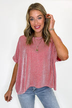Beatryx Two Tone Rib Knit Oversized Top - BACK IN STOCK - Madison and Mallory
