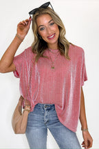 Beatryx Two Tone Rib Knit Oversized Top - BACK IN STOCK - Madison and Mallory