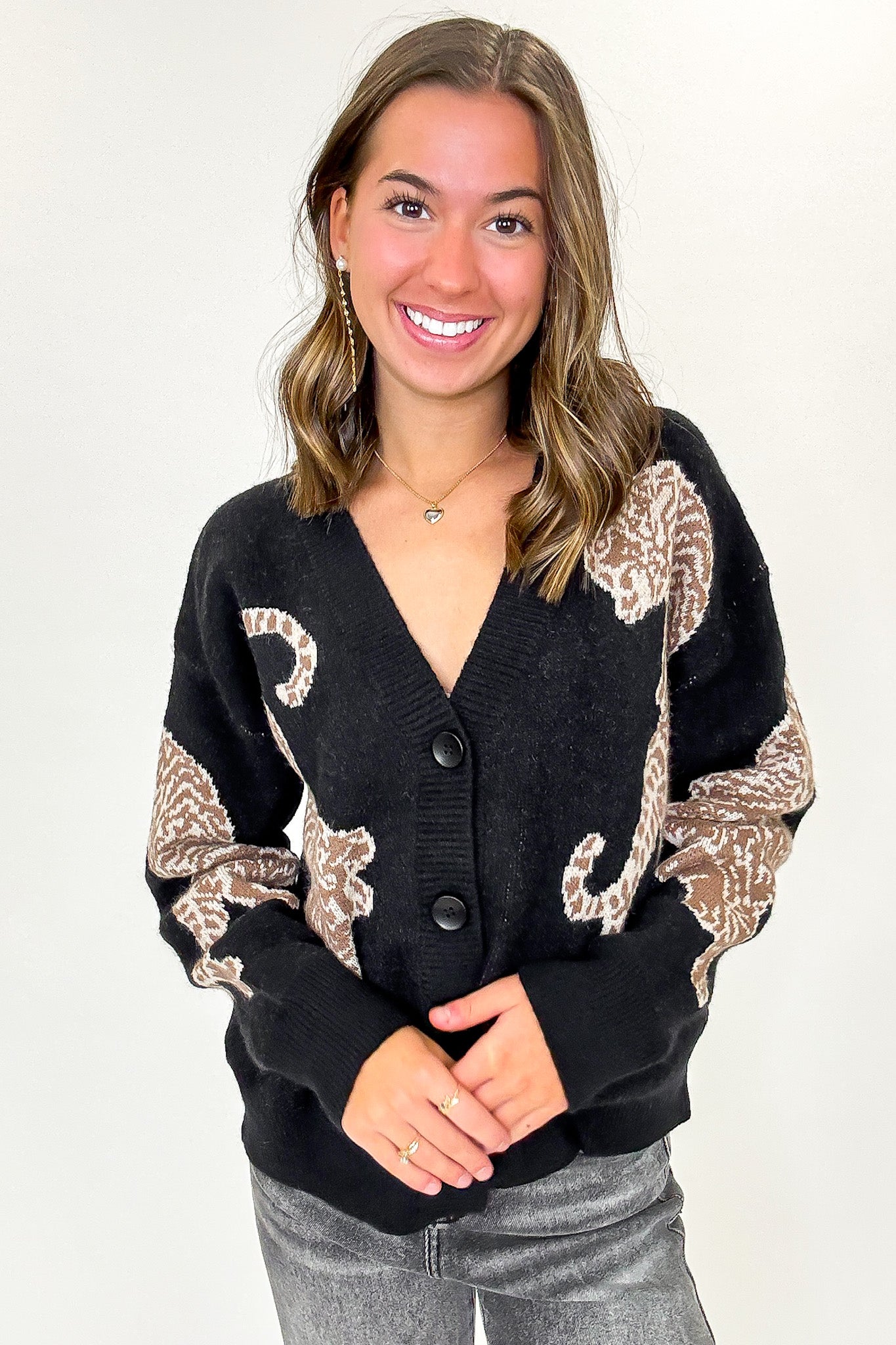 Bengal Bound Tiger Print Cardigan - Madison and Mallory