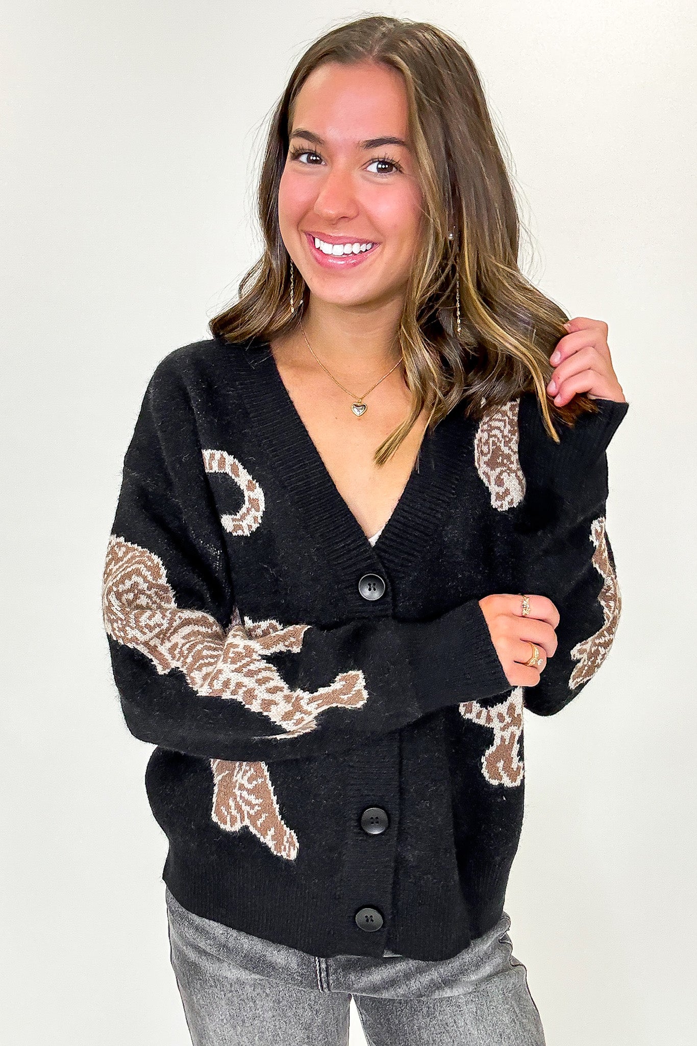 Bengal Bound Tiger Print Cardigan - Madison and Mallory