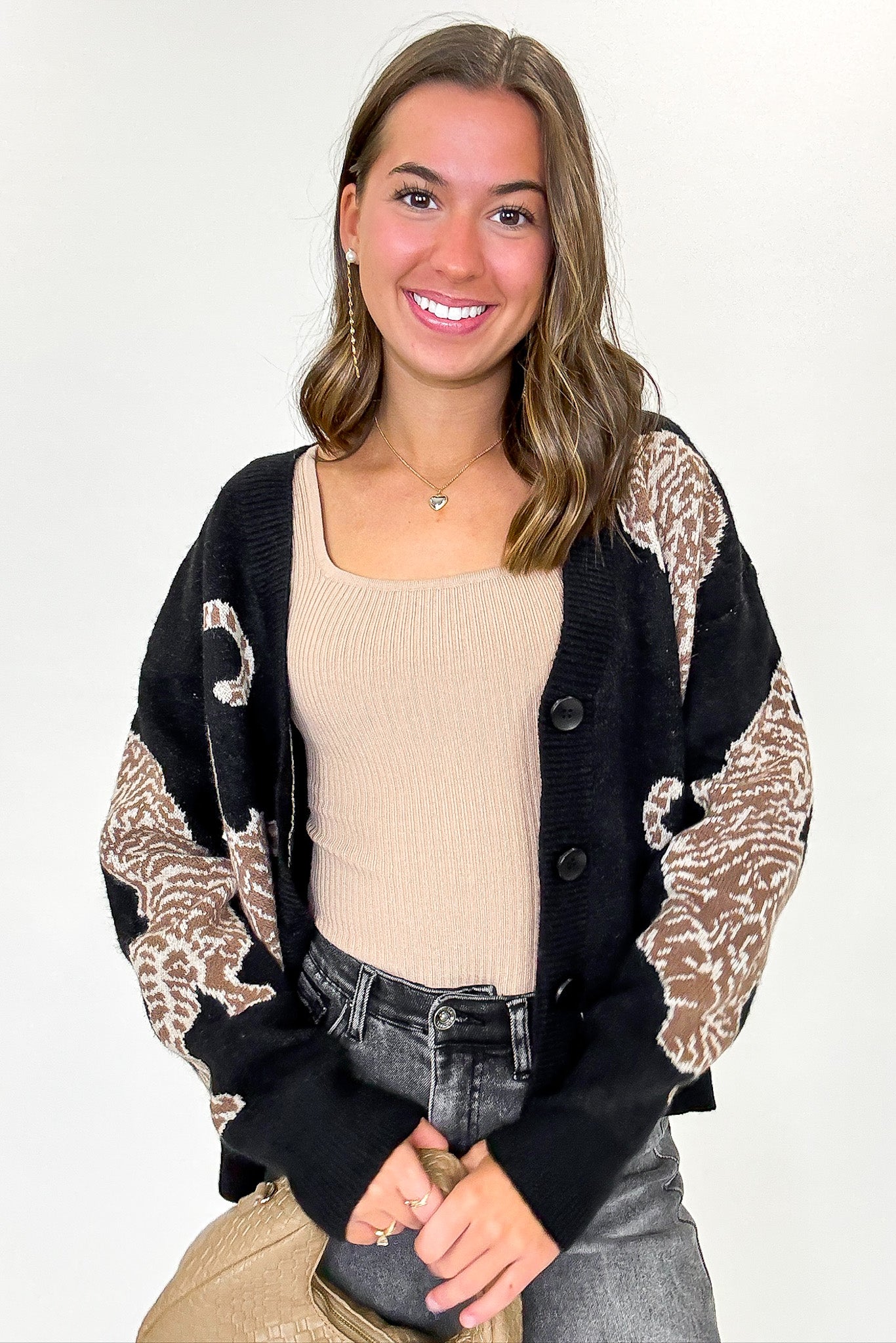 Bengal Bound Tiger Print Cardigan - Madison and Mallory