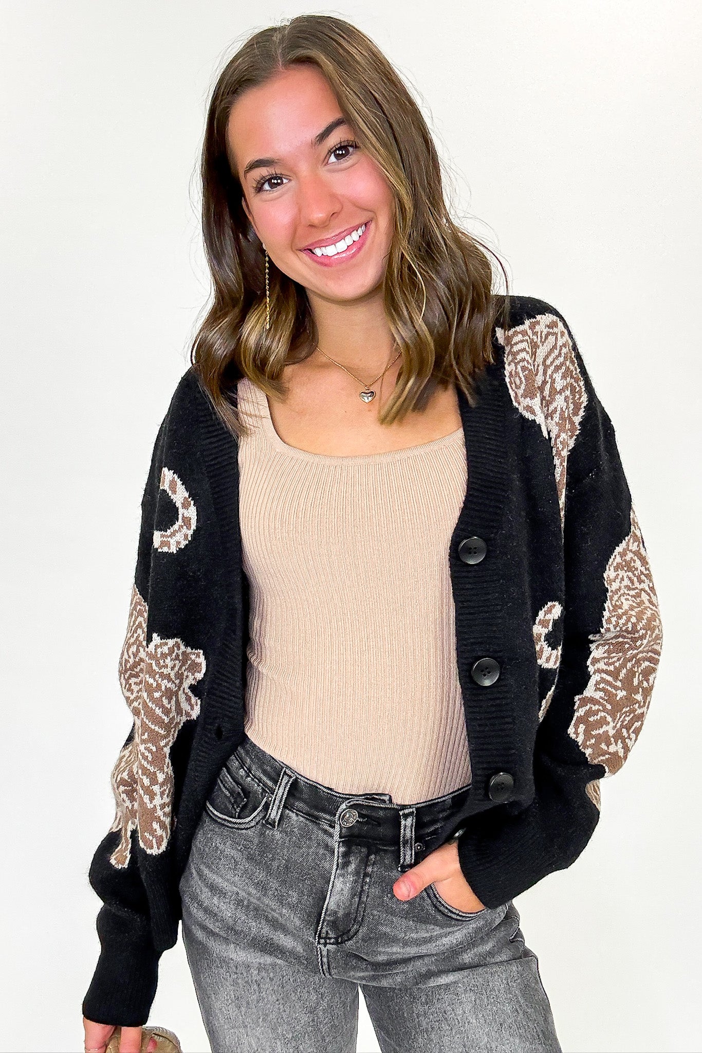Bengal Bound Tiger Print Cardigan - Madison and Mallory