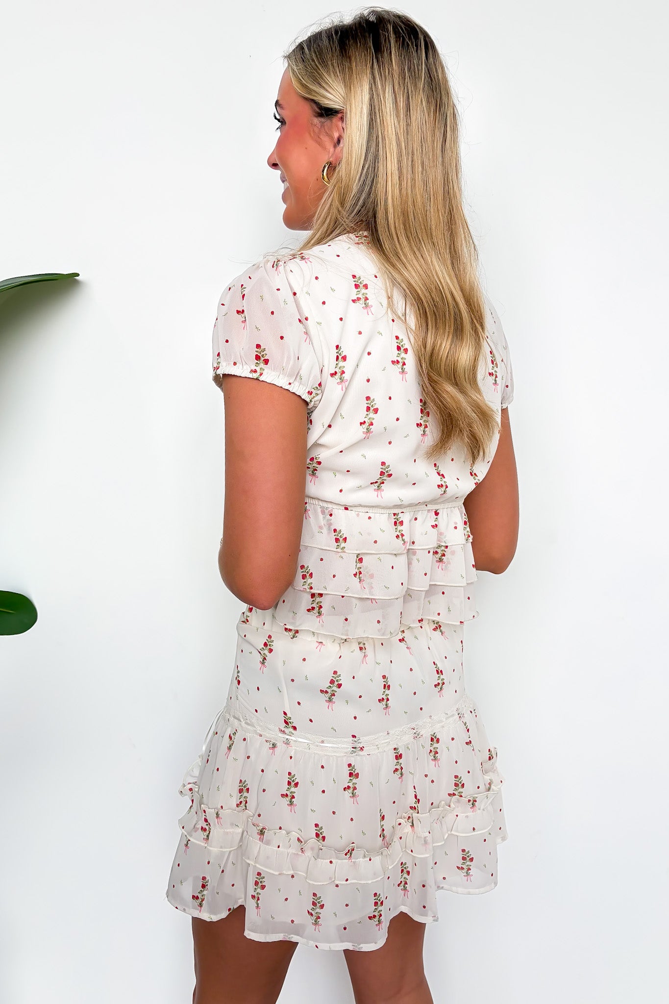 Berry Darling Ruffled Skirt