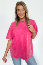 Blank Space Acid Wash Oversized Tee - BACK IN STOCK - Madison and Mallory