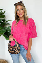 Blank Space Acid Wash Oversized Tee - BACK IN STOCK - Madison and Mallory