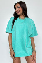 Blank Space Acid Wash Oversized Tee - BACK IN STOCK - Madison and Mallory